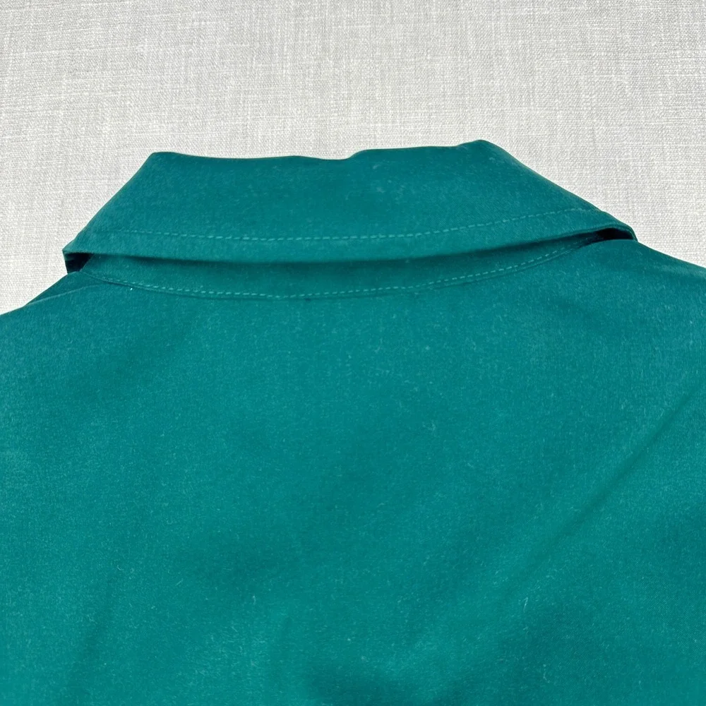 Polo Ralph Lauren Bi-Swing Harrington Jacket Mens M Green Red Pony Zip Up Lined